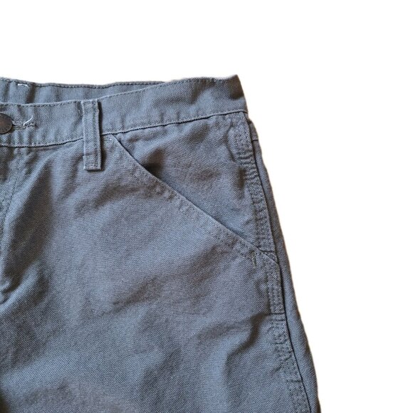 Rustler Men's Carpenter Jean 32 X 30 LOOSE FIT OLIVE - Picture 4 of 6